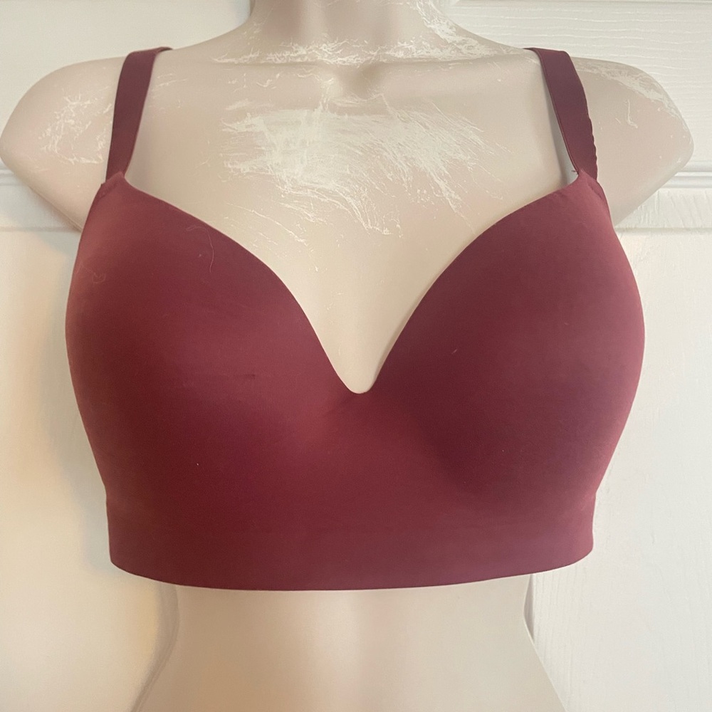 Victoria's Secret Smooth Longline Wireless Bra - Wine